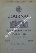 Book cover of Journal of the Royal United Service Institution February 1928 by Royal United Service Institution